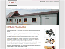 Tablet Screenshot of lampe-kunststoffbearbeitung.de